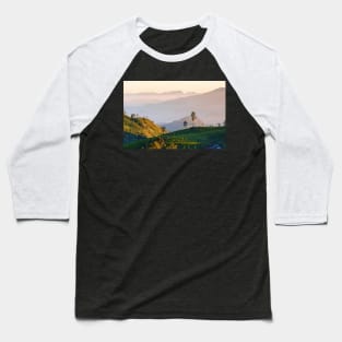 Dawn at tea plantation near Lipton's Seat, Haputale, Sri Lanka Baseball T-Shirt